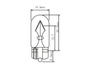 ﻿ لمبات متعددة الوظائف للسيارة <span dir='ltr'>T10 (W3W/W5W/WY5W)</span>