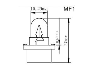 لمبة لوحة عدادات السيارات <span dir='ltr'>MF1,2,3,4</span>