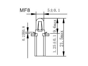 ﻿ لمبة لوحة عدادات السيارات <span dir='ltr'>MF5,6,7,8,9</span>