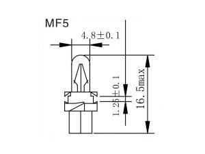 ﻿ لمبة لوحة عدادات السيارات <span dir='ltr'>MF5,6,7,8,9</span>