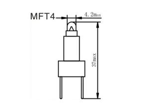 ﻿ مصباح لوحة عدادات السيارات <span dir='ltr'>MF23, 25, 26, 30, T4</span>